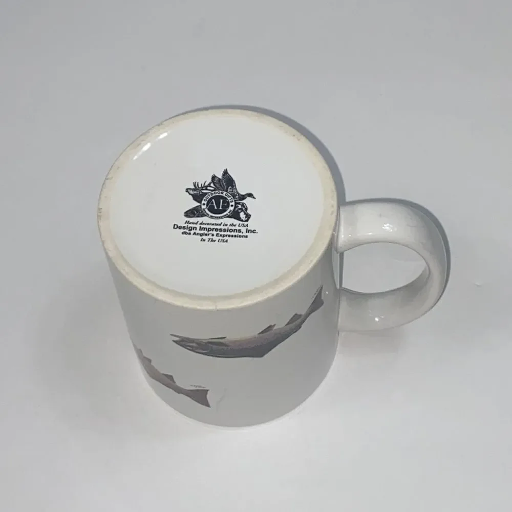Vintage Angelr’s Expressions Outdoor Git St Coffee Cup Fishs